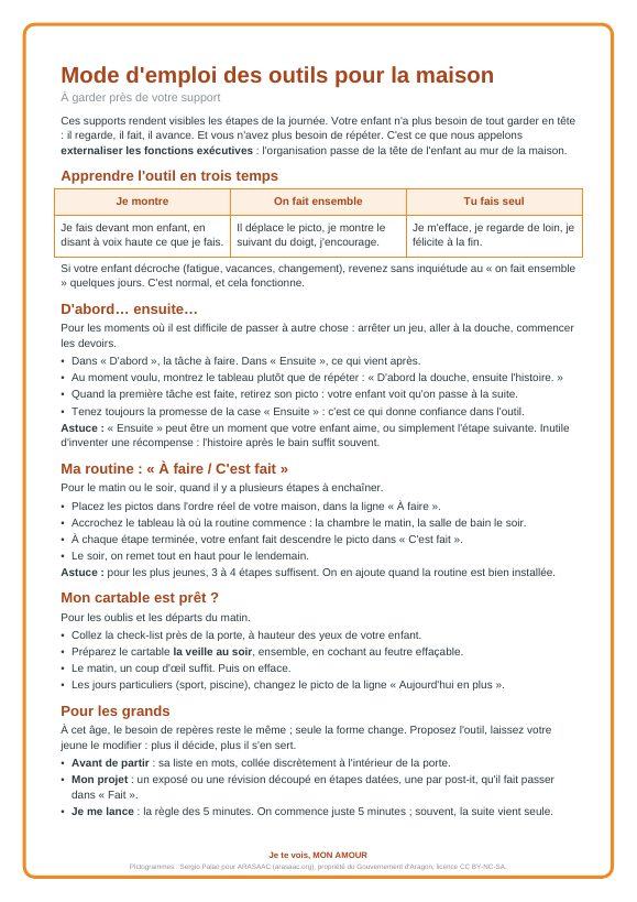 Aperçu du document « Le mode d'emploi des outils »